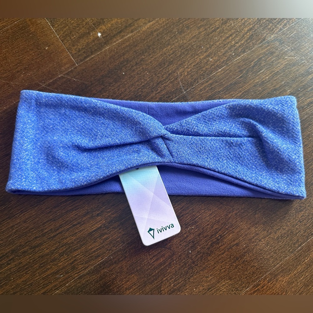 Ivivva Lululemon NEW Warm’Er Headband Ear Warmer Blue
